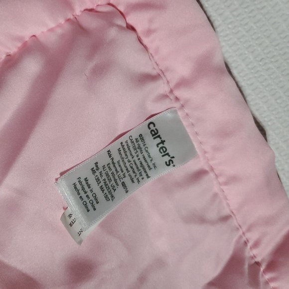 New Carter's Snuggle Buddy Security Blanket Soft White Pink Unicorn Horn NWT BB6 - Picture 9 of 10